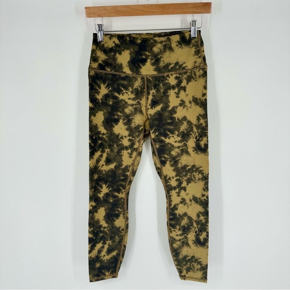 Varley Space Dye 7/8 Green High Rise Leggings